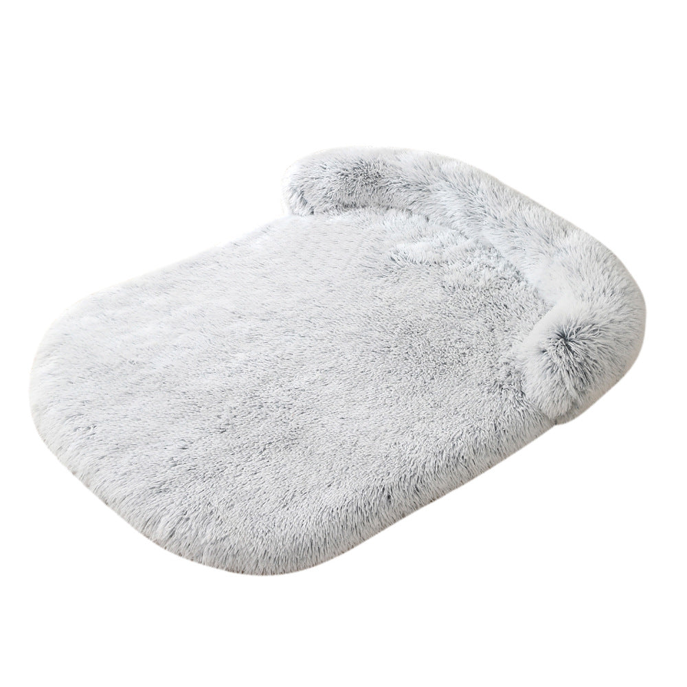 Plush Warm Pet Bed Soft Cushion Doghouse Style