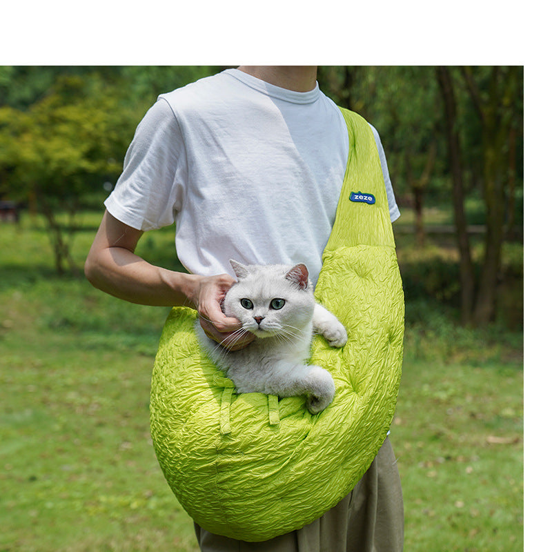 Pet Carrier Bag Portable Shoulder Diagonal Warm Travel
