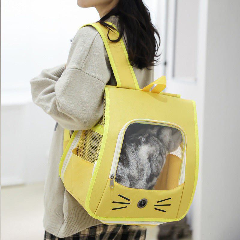 Breathable Portable Pet Backpack Carrier For Travel