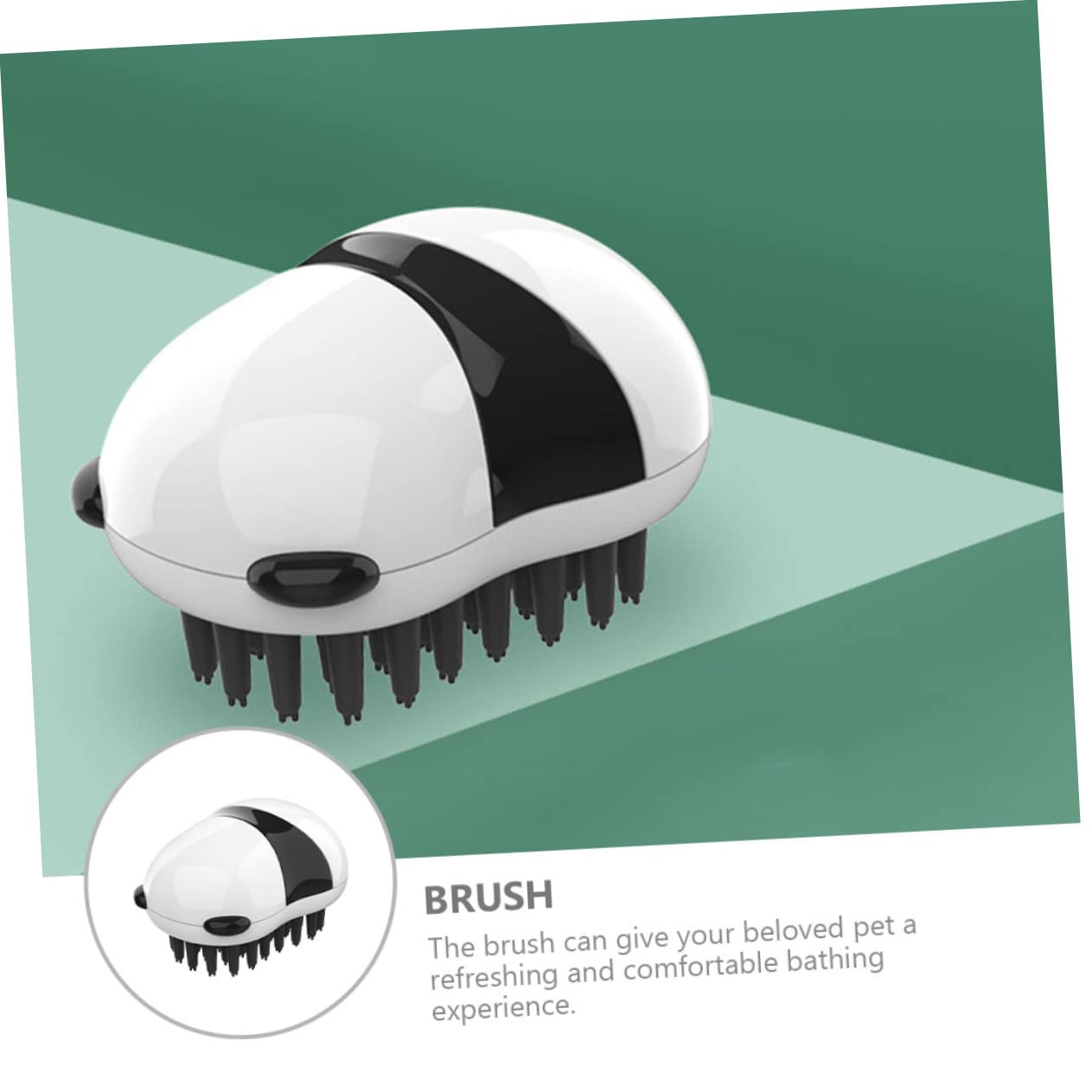 Pet Bath Grooming Glove Hair Removal Cleaning Brush