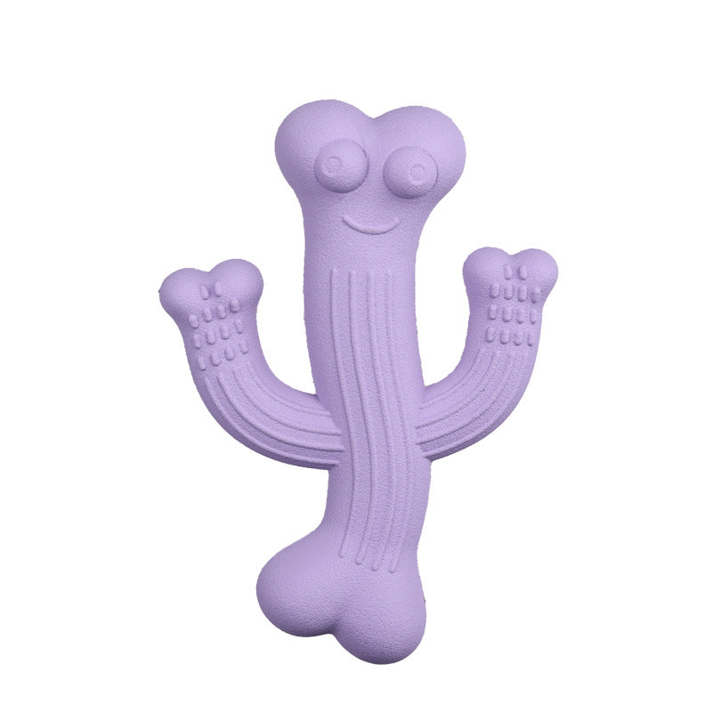 Pet Cactus Chew Toy Ultra Durable Interactive Boredom Toy