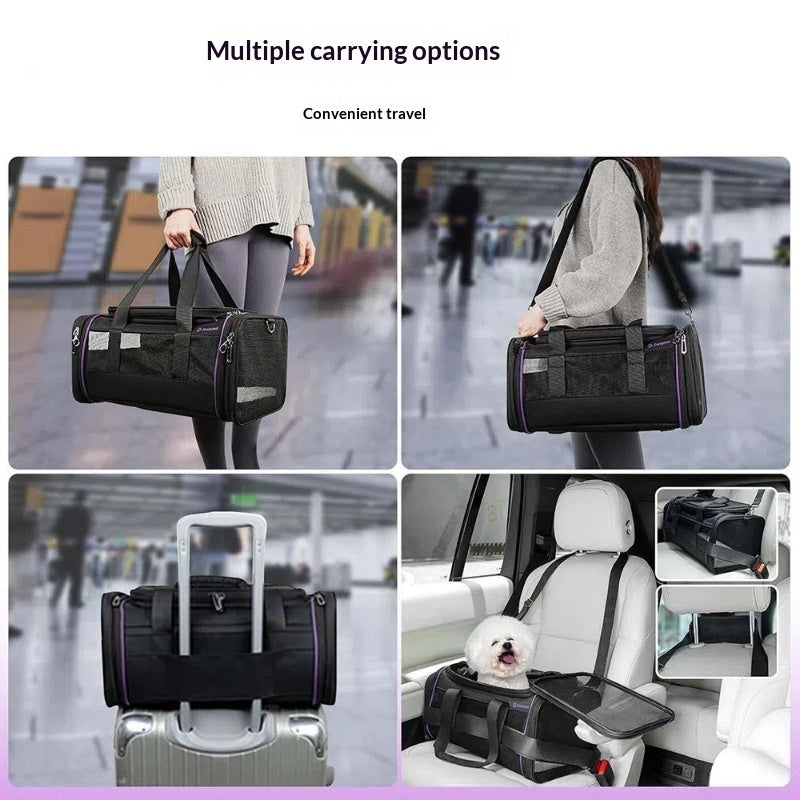 Portable Expandable Soft Pet Travel Carrier Bag
