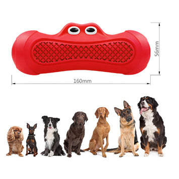 Pet Rugby Rubber Teething Chew Bite Resistant Toy