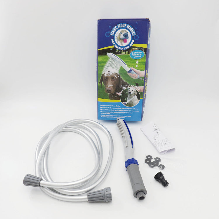 Pet Bath Brush Shower Water Hose Grooming Tool