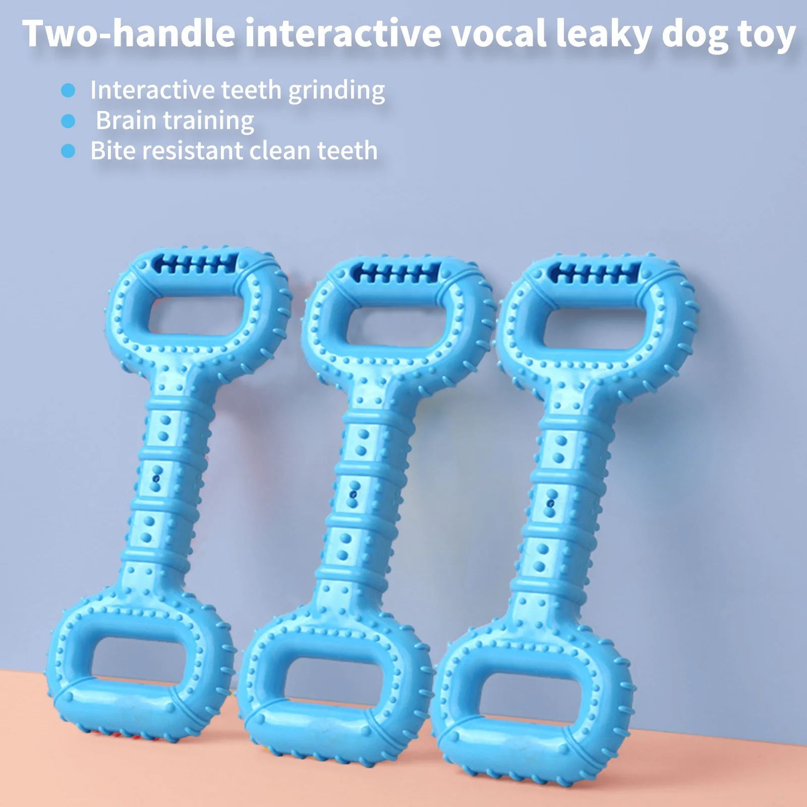 Pet Bone Chew Toy Long Lasting Interactive Teething