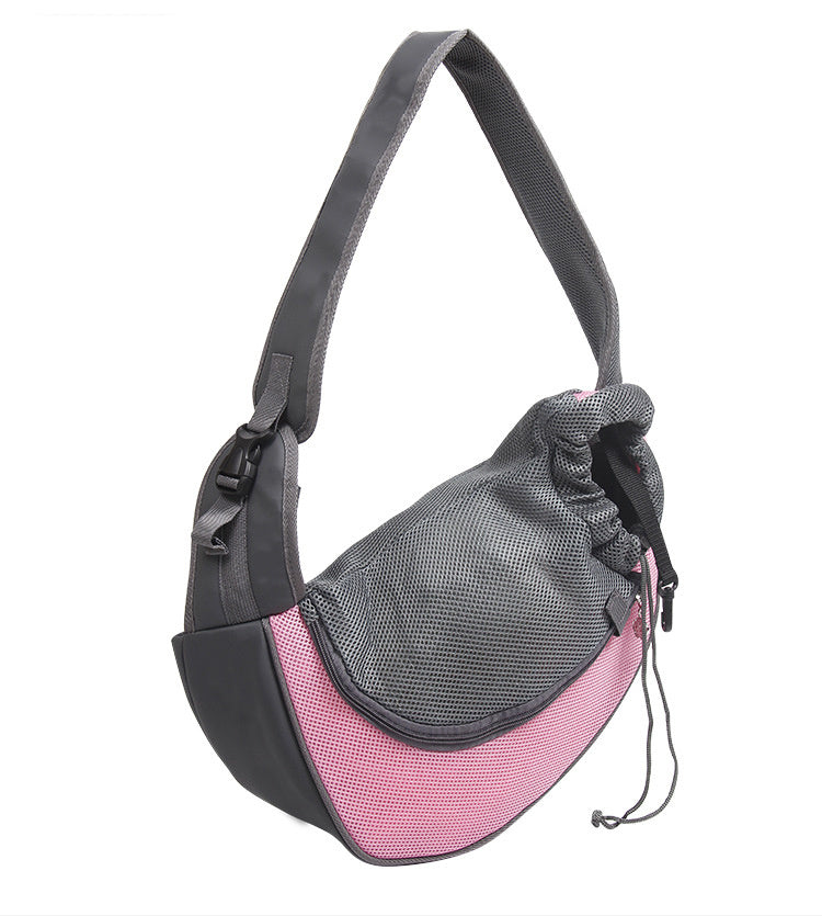 Pet Mesh Oxford Travel Carrier Shoulder Tote Bag