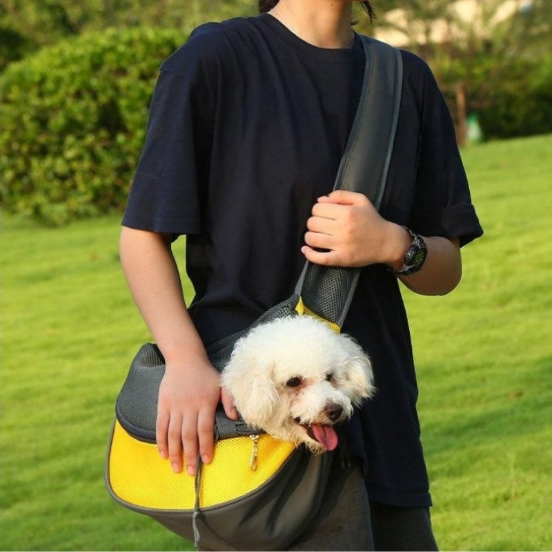 Pet Mesh Oxford Travel Carrier Shoulder Tote Bag