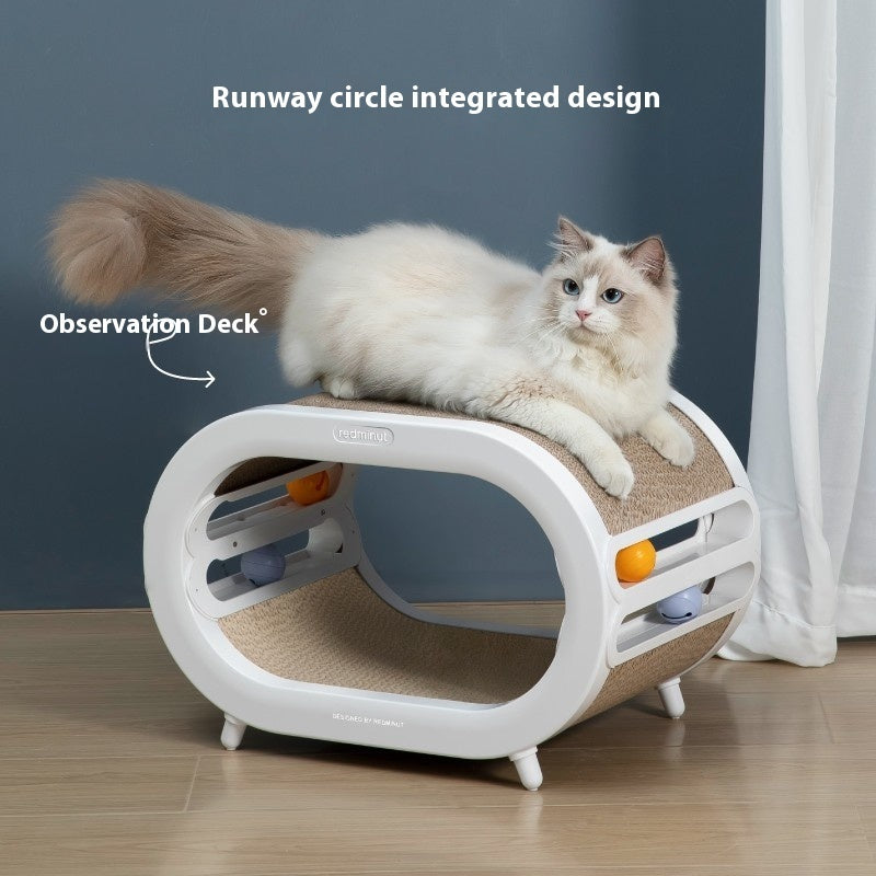 Cat Scratch Board Villa Nest With Chamfer Play Design
