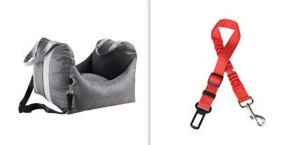 Waterproof Pet Car Safety Carrier Seat Breathable Travel Bed