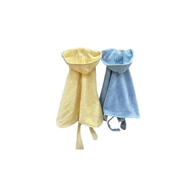 Soft Thick Coral Fleece Wearable Pet Bath Towel Bathrobe