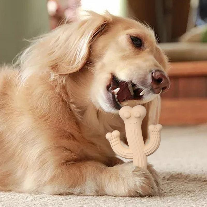 Pet Cactus Chew Toy Ultra Durable Interactive Boredom Toy