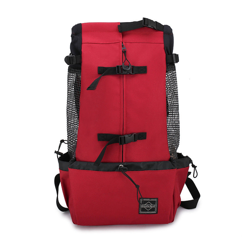 Portable Double Shoulder Pet Travel Backpack Carrier