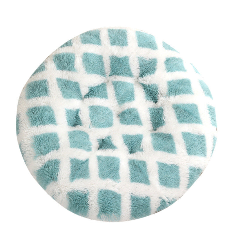 Plush Round Pet Bed for Ultimate Comfort and Warmth