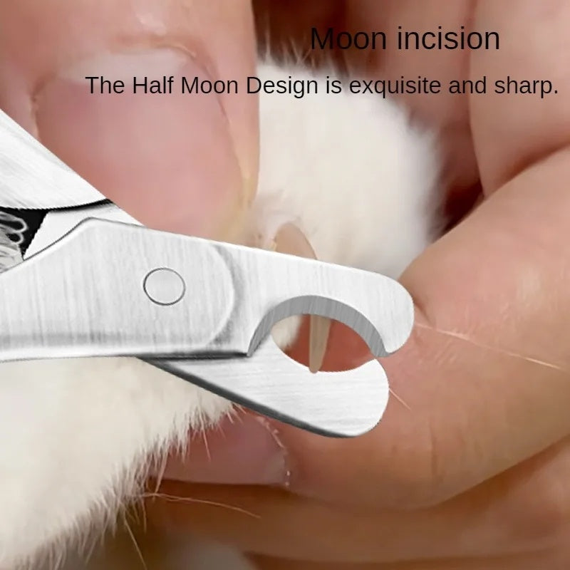 Professional Pet Nail Clipper Stainless Steel Safety Grooming Tool