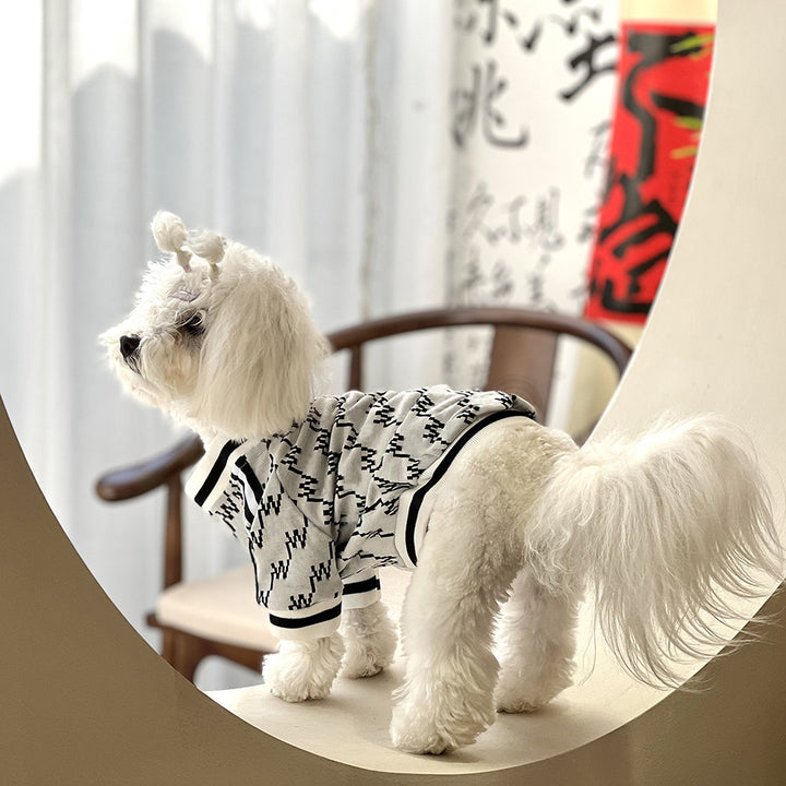Pet Teddy Zipper Winter Warm Coat Jacket