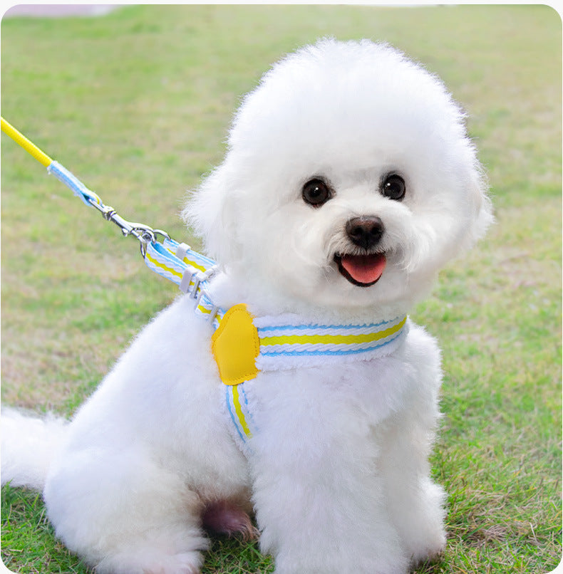 Breathable Pet Chest Vest Leash For Small And Medium Pets