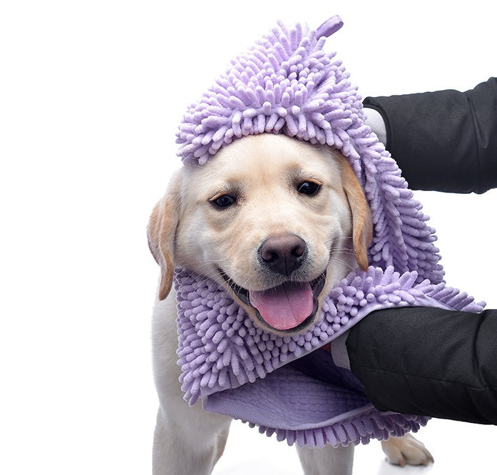 Pet Bath Drying Towel Microfiber Grooming Cloth