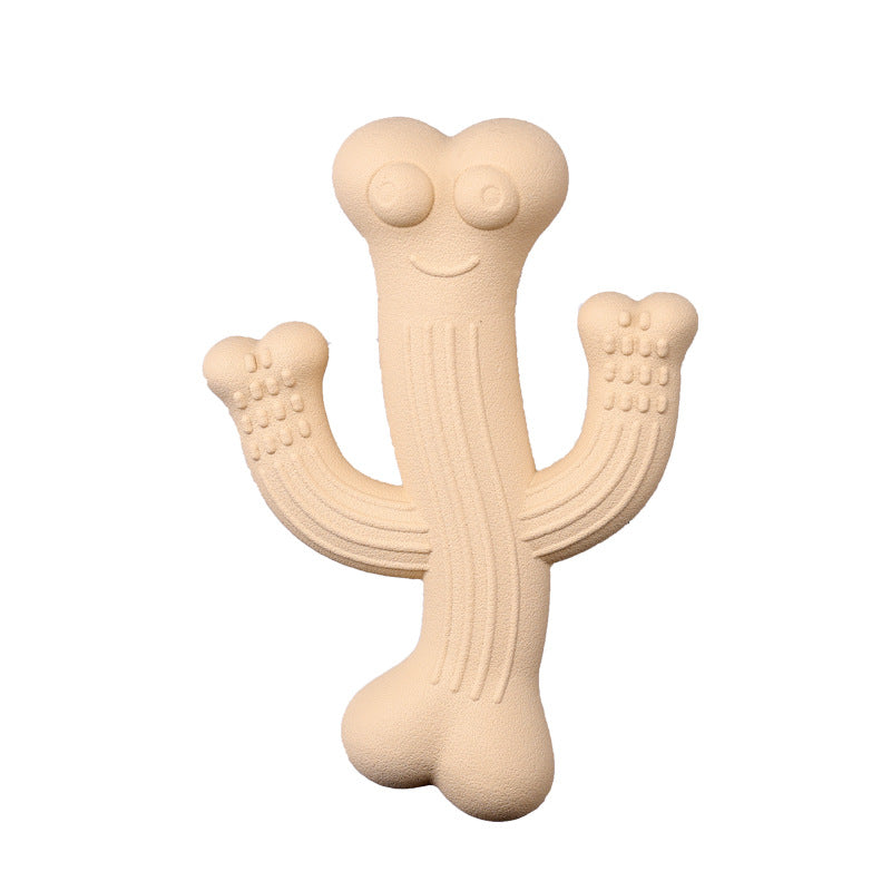 Pet Cactus Chew Toy Ultra Durable Interactive Boredom Toy