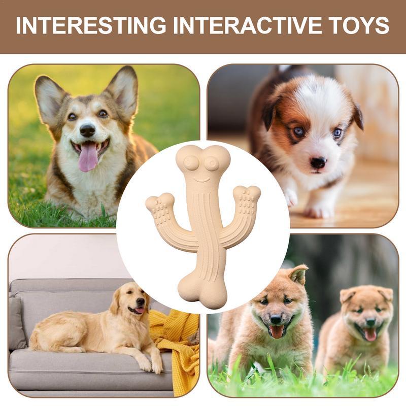 Pet Cactus Chew Toy Ultra Durable Interactive Boredom Toy