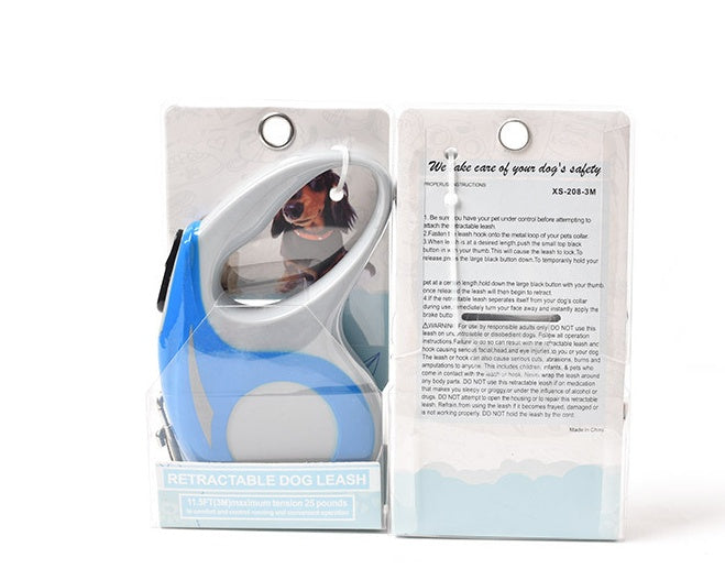 Stretchable Retractable Pet Leash For Secure Control