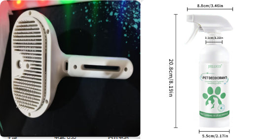 Pet Self Cleaning Grooming Comb Mist Humidifier Brush