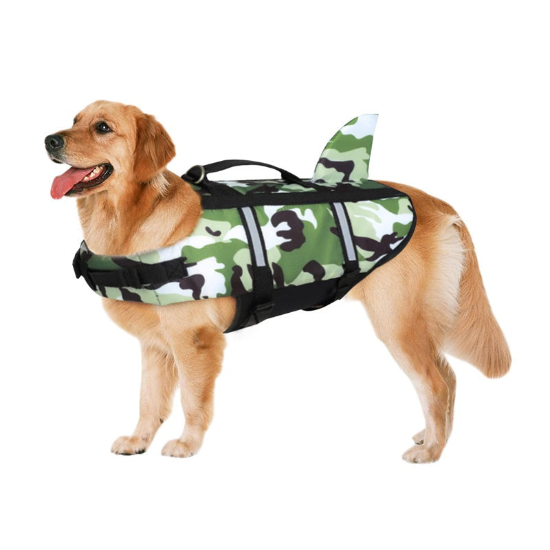 Pet Camouflage Swimming Life Jacket Safety Vest
