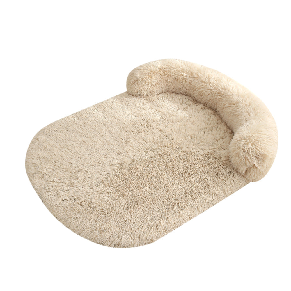 Plush Warm Pet Bed Soft Cushion Doghouse Style