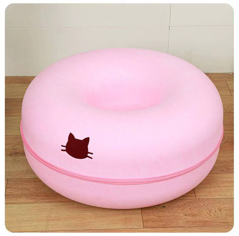 Round Pet Tunnel Bed For Comfortable Rest