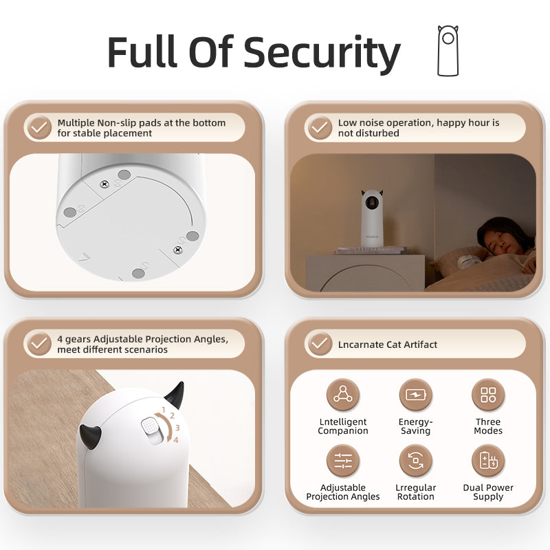 Pet Electric Automatic Infrared Teaser Toy