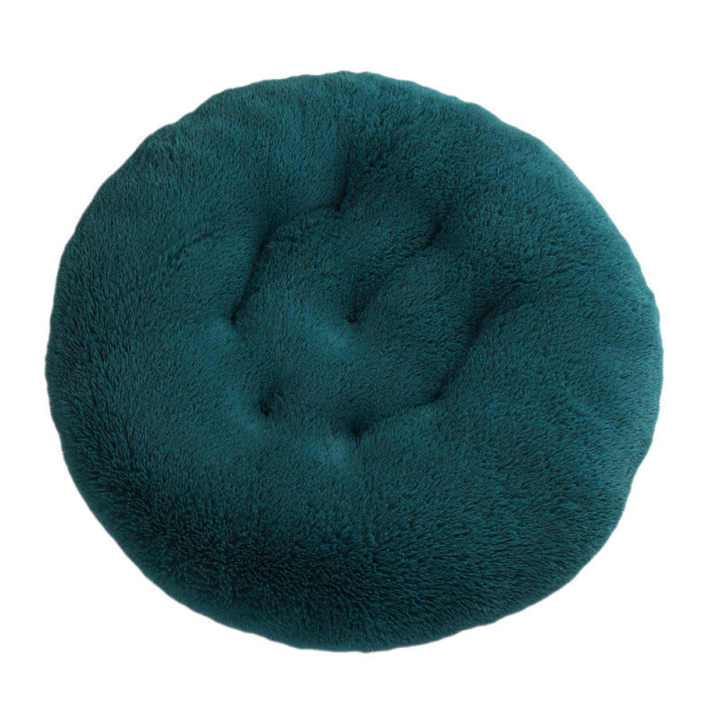 Plush Round Pet Bed for Ultimate Comfort and Warmth
