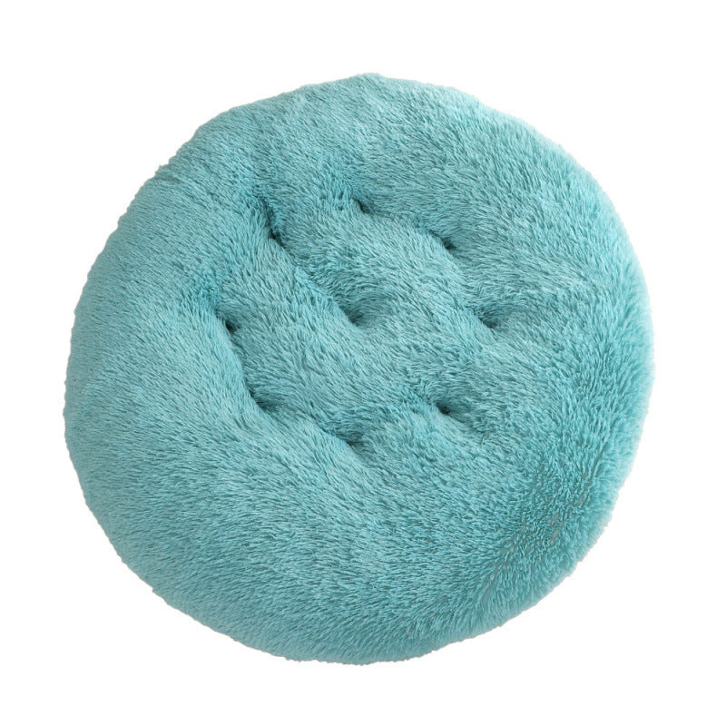 Plush Round Pet Bed for Ultimate Comfort and Warmth