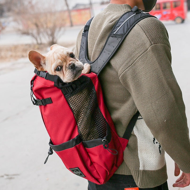 Portable Double Shoulder Pet Travel Backpack Carrier