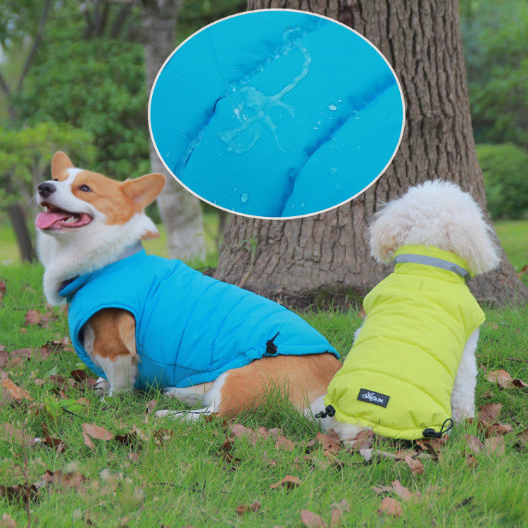Thick Waterproof Reflective Outdoor Jacket For Pets