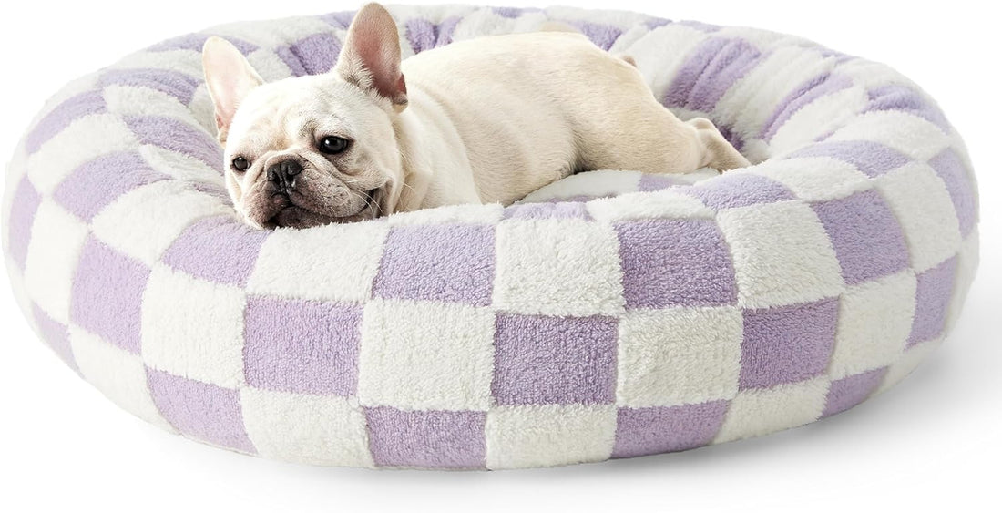 Round All-Season Warm Pet Bed Comfortable Sleeping Cushion
