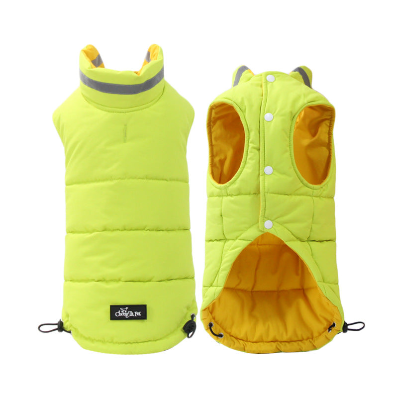 Thick Waterproof Reflective Outdoor Jacket For Pets