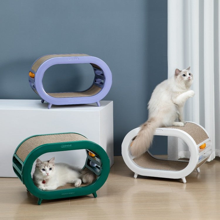 Cat Scratch Board Villa Nest With Chamfer Play Design