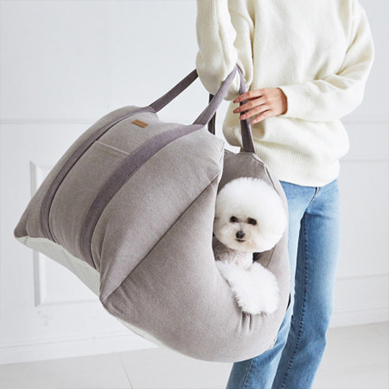 Waterproof Pet Car Safety Carrier Seat Breathable Travel Bed