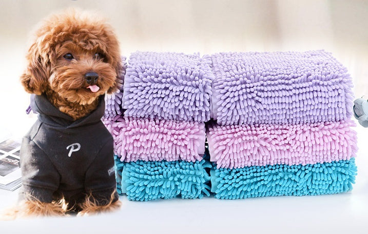 Pet Bath Drying Towel Microfiber Grooming Cloth