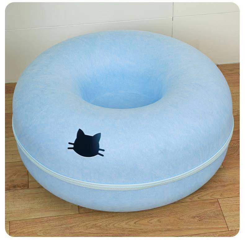 Round Pet Tunnel Bed For Comfortable Rest