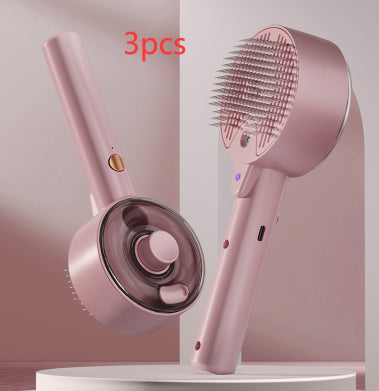 Pet Steam Self Cleaning Hair Remover Grooming Brush
