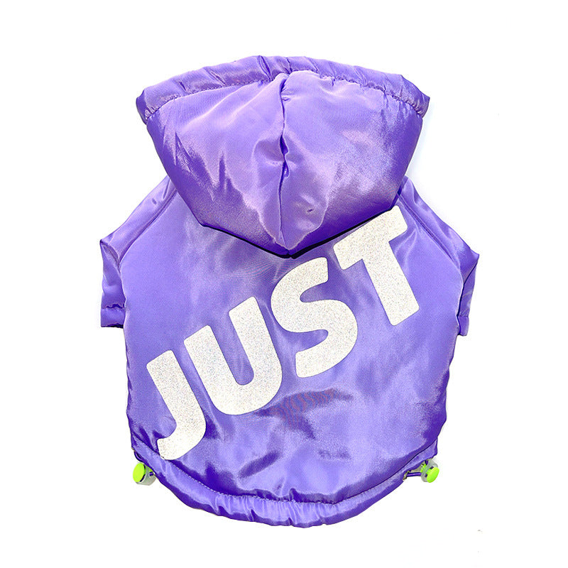 Winter Cotton Padded Warm Jacket For Pets