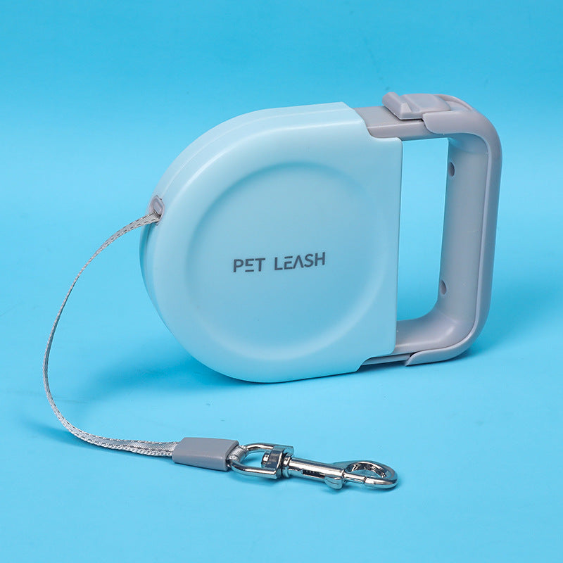 Retractable Handle Pet Leash For Comfortable Control
