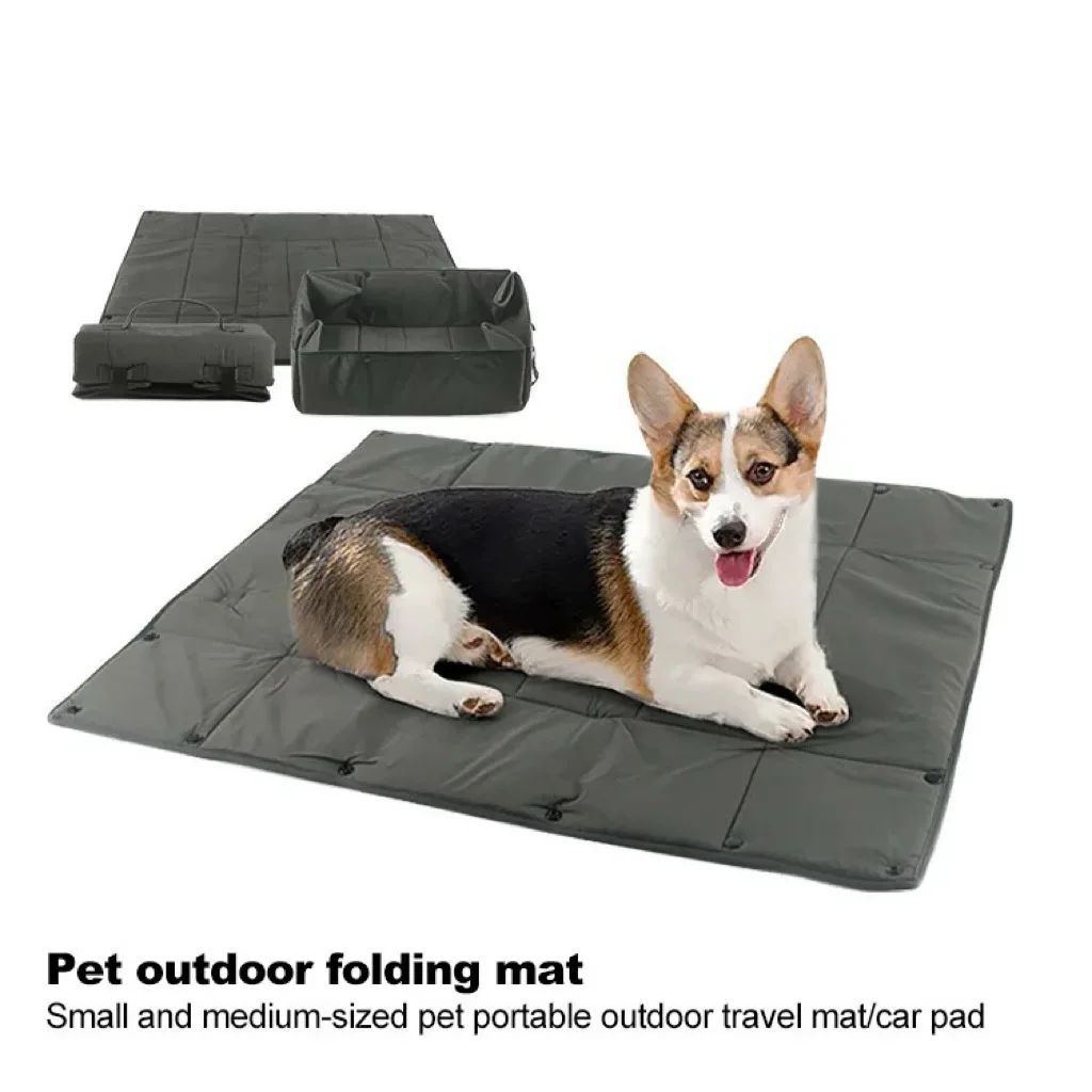 Portable 3-In-1 Pet Travel Bed Carrier Mat Cushion