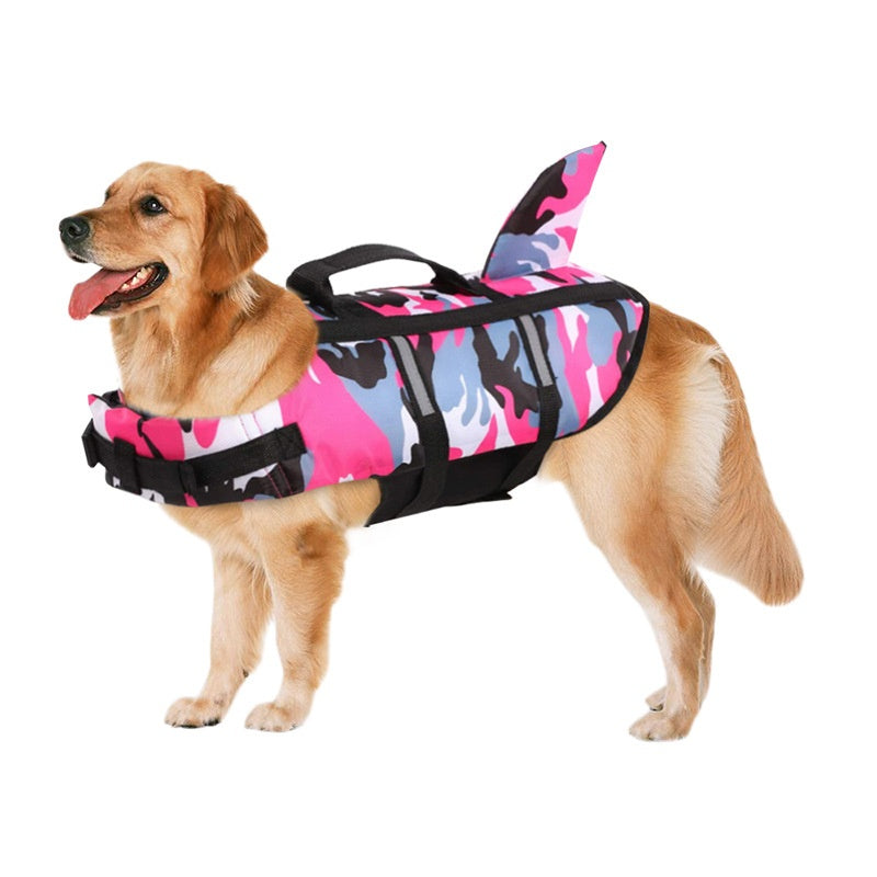 Pet Camouflage Swimming Life Jacket Safety Vest