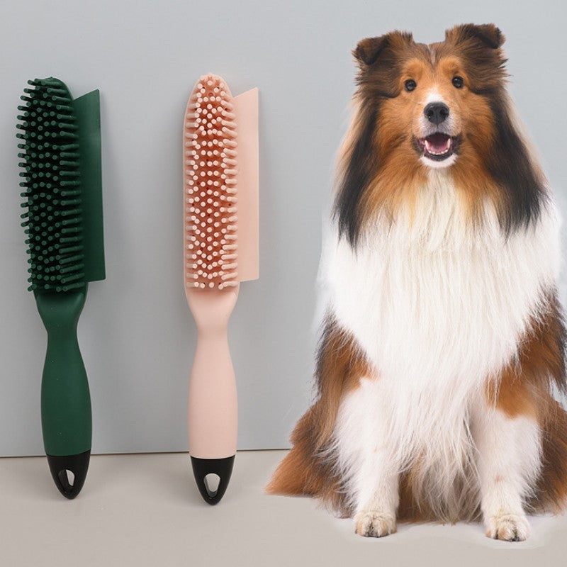 Pet Hair Remover Grooming Brush Massage Comb Lint Collector