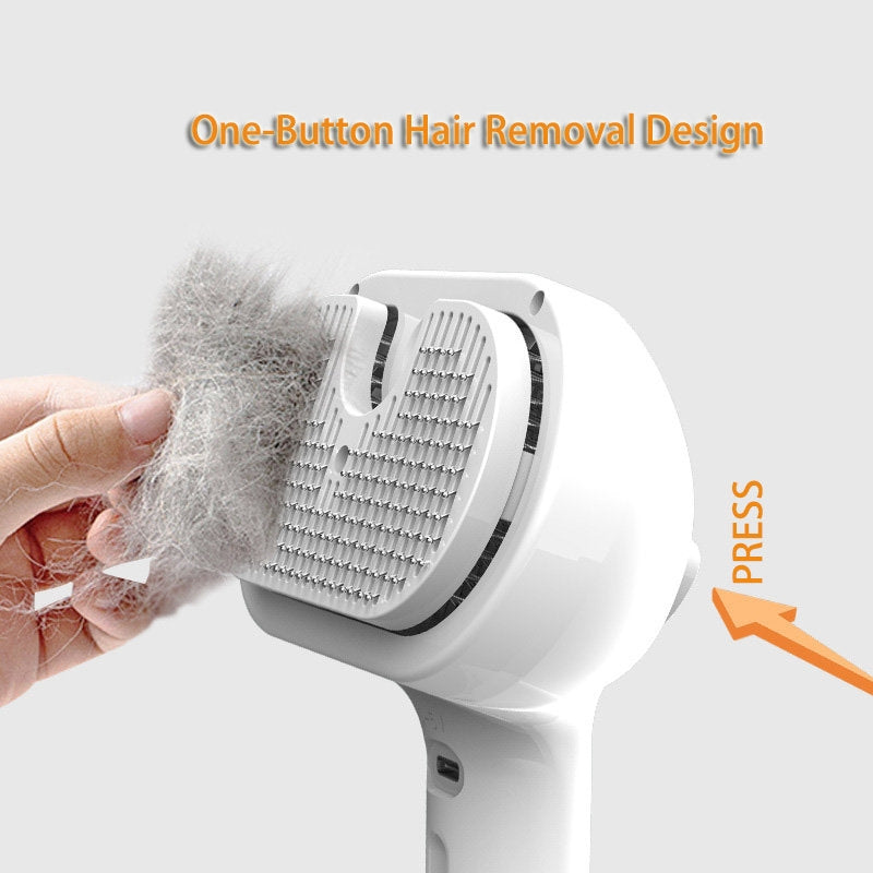 Pet Self Cleaning Grooming Comb Mist Humidifier Brush