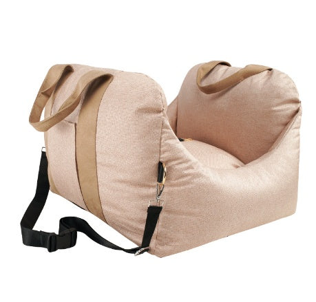 Waterproof Pet Car Safety Carrier Seat Breathable Travel Bed