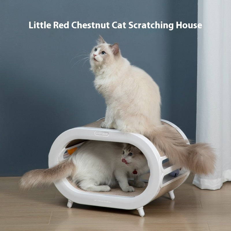 Cat Scratch Board Villa Nest With Chamfer Play Design