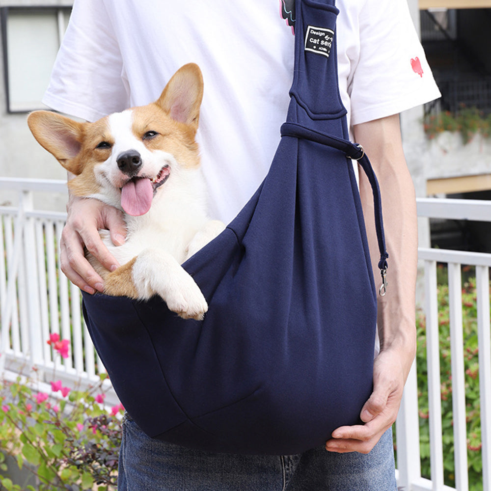 Portable Cotton Pet Travel Carrier Shoulder Sling Bag