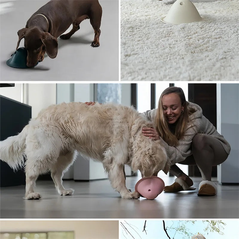 Pet Chew Interactive Treat Puzzle Toy Hidden Snack Dispensing